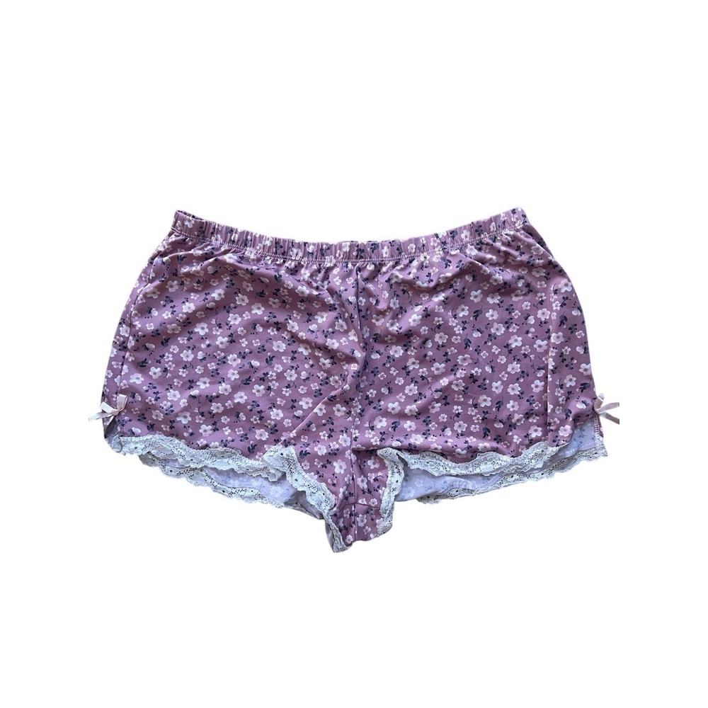 Marilyn Monroe Med Sleep‎ Bottoms Floral Pink Lacy Coquette Pajama Feminine Y2K